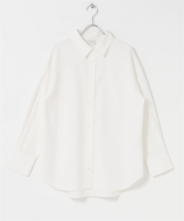 起毛標準領襯衫(米色-FREE-OFF WHITE)