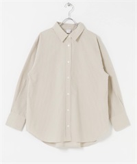 起毛標準領襯衫(膚色x原色-FREE-BEIGE)