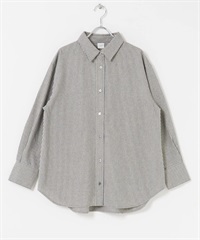 起毛標準領襯衫(藏青色x原色-FREE-NAVY)