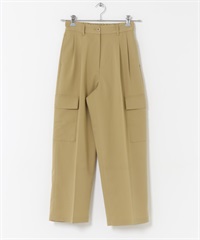 中央壓線工作褲(膚色-S-BEIGE)