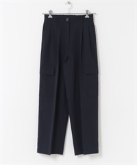 中央壓線工作褲(藏青色-S-NAVY)