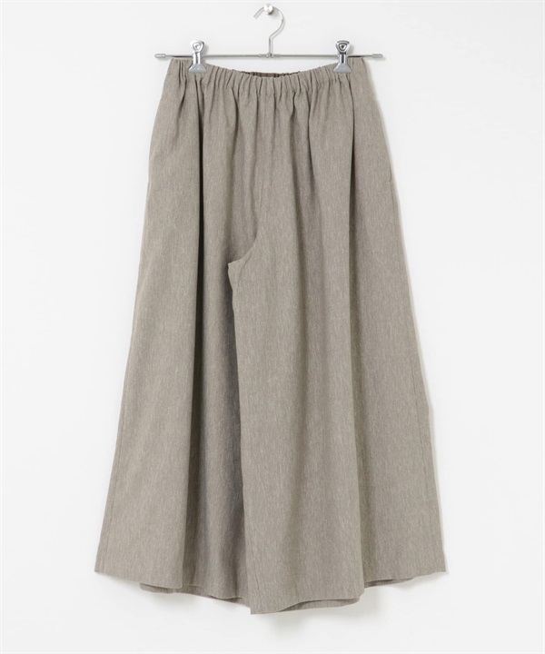 九分碎褶寬褲(灰膚色-FREE-其他膚色)