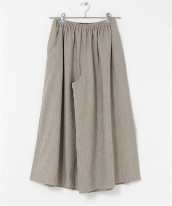 九分碎褶寬褲(灰膚色-FREE-其他膚色)