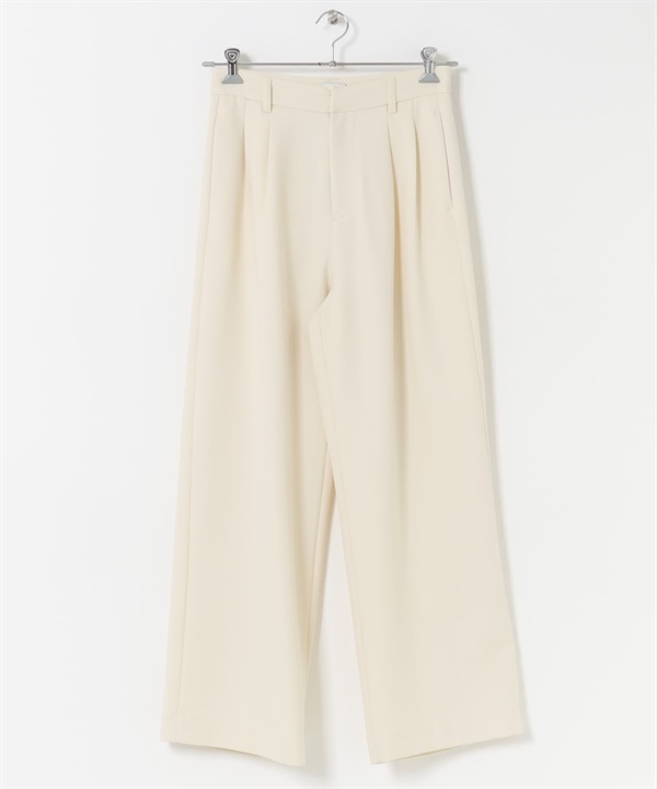 『UR TECH SMOOTHLUXE 寬褲(亞麻色-S-IVORY)