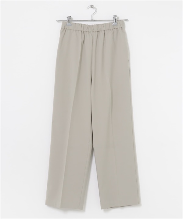 UR TECH 裏起毛直筒輕便長褲(灰膚色-S-其他膚色)