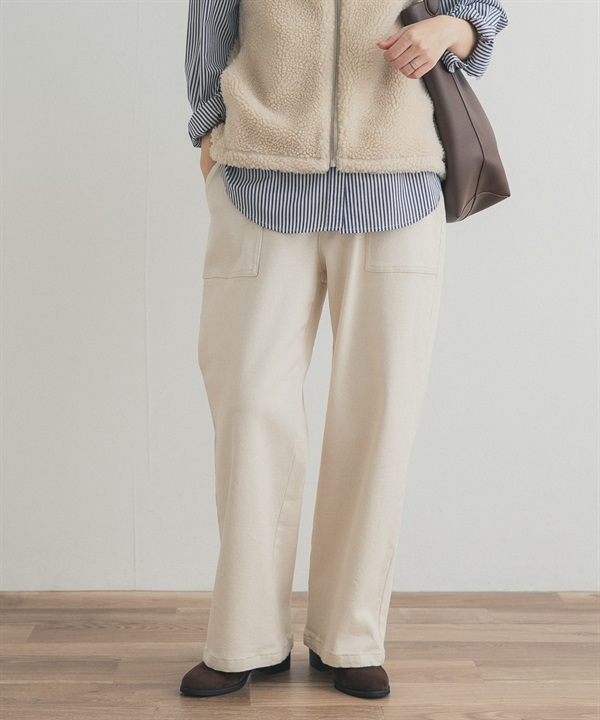 裏起毛輕便貝克褲