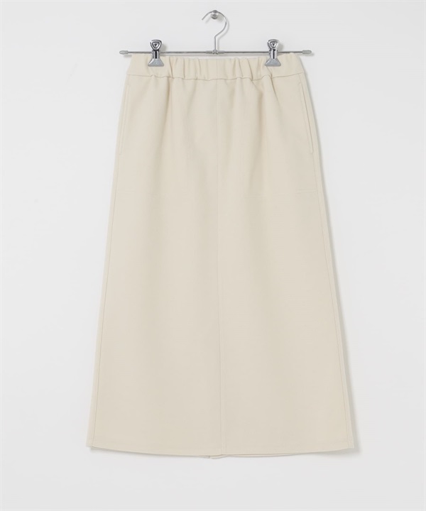 UR TECH 針織麥爾登中長裙(象牙白-FREE-IVORY)