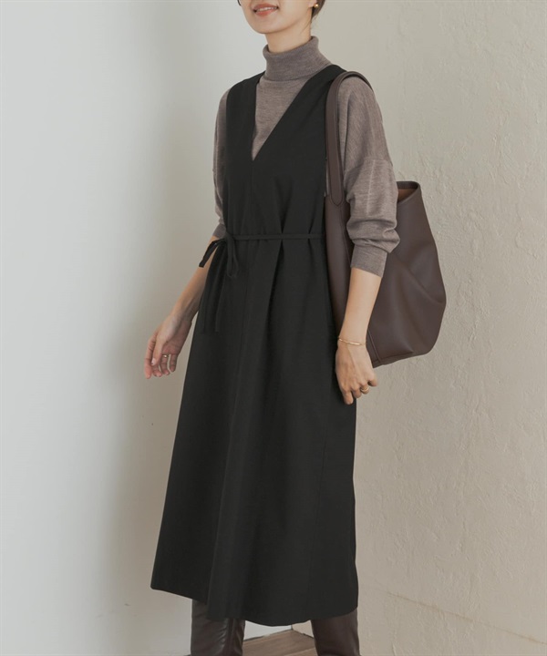 UR TECH 斜紋傘狀背心裙