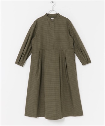 UR TECH 氣球袖洋裝(棕色-M-其他棕色)