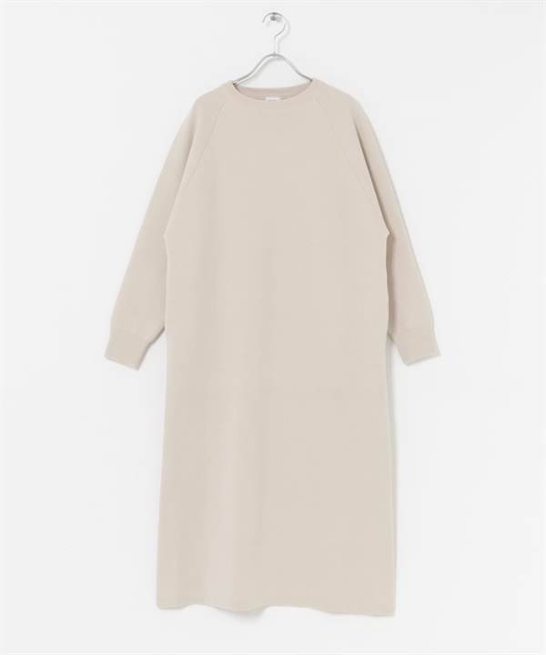 休閒感針織洋裝(淺膚色-FREE-BEIGE)