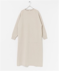 休閒感針織洋裝(淺膚色-FREE-BEIGE)