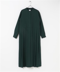 UR TECH SMOOTHLUXE 側邊百褶剪接洋裝(綠色-S-GREEN)