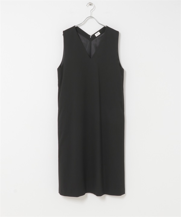 UR TECH 直筒背心裙(黑色-S-BLACK)