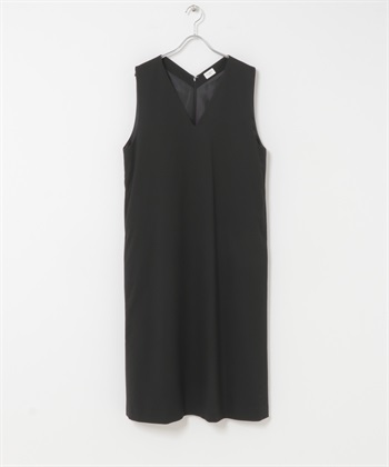 UR TECH 直筒背心裙(黑色-S-BLACK)