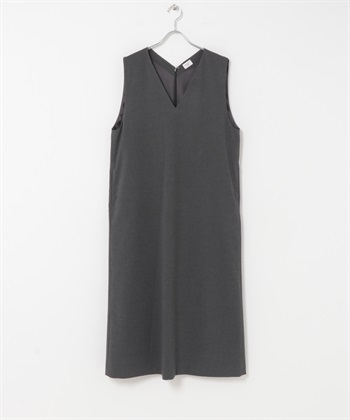 UR TECH 直筒背心裙(炭灰色-S-CHARCOAL GRAY)