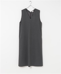 UR TECH 直筒背心裙(炭灰色-S-CHARCOAL GRAY)