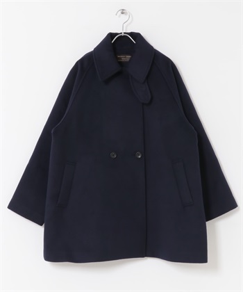 UR TECH 中長版大衣(藏青色-M-NAVY)