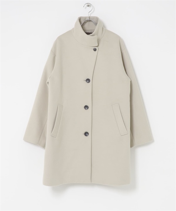 UR TECH 立領大衣(灰膚色-M-其他膚色)