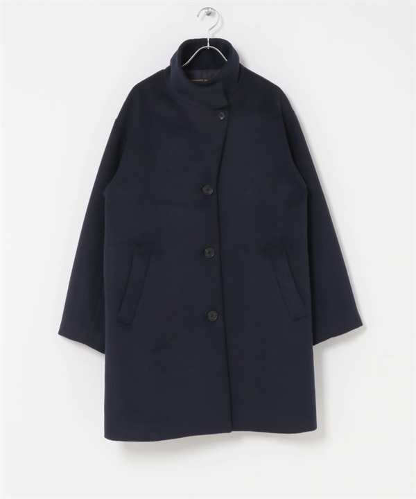 UR TECH 立領大衣(藏青色-M-NAVY)