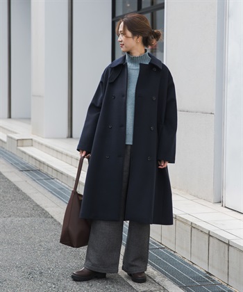 羊毛長版大衣