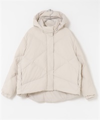 GREEN DOWN 防潑水2WAY羽絨外套(米色-M-OFF WHITE)