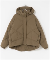 GREEN DOWN 防潑水2WAY羽絨外套(棕色-M-BROWN)