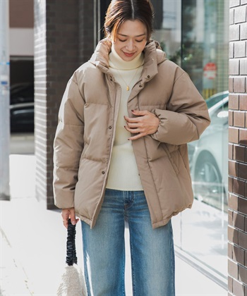 2WAY連帽中長版羽絨外套