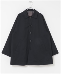 雙面穿立領大衣(藏青色-M-NAVY)