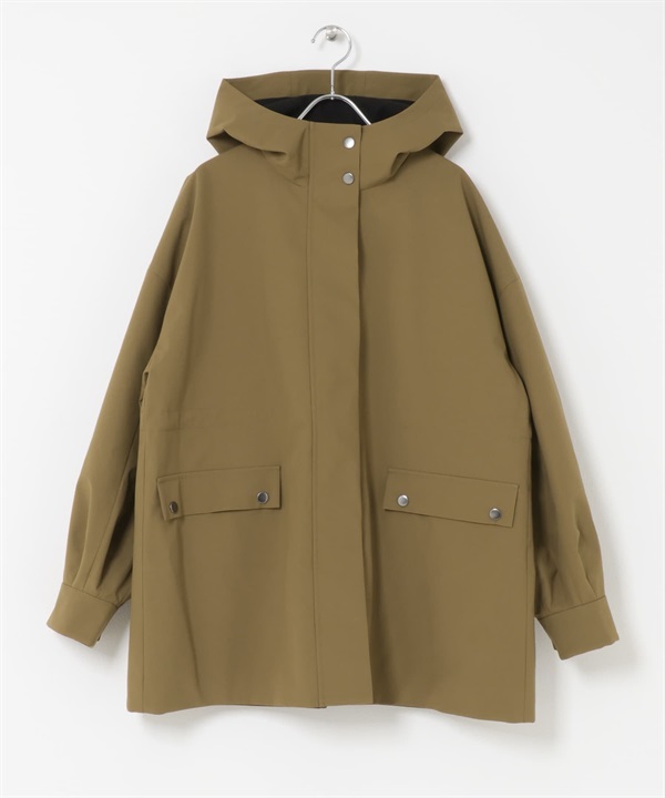 防風防潑水抽繩連帽外套(深膚色-FREE-其他膚色)