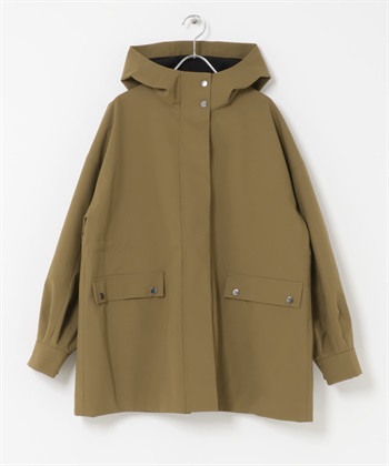 防風防潑水抽繩連帽外套(深膚色-FREE-其他膚色)