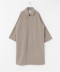 純羊毛巴爾瑪肯大衣(灰膚色-S-其他膚色)