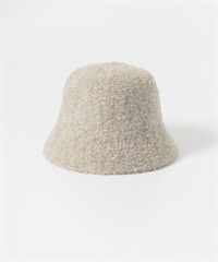 圈圈紗漁夫帽(灰膚色-one-其他灰色)