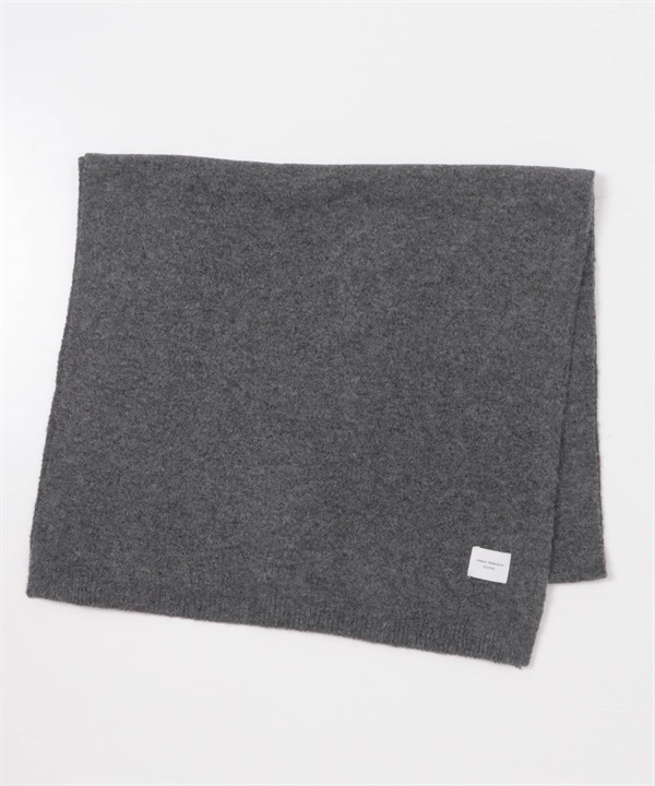 混色針織圍巾(炭灰色-one-CHARCOAL GRAY)