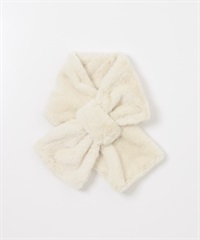 仿皮草短圍巾(奶油色-one-其他白色)