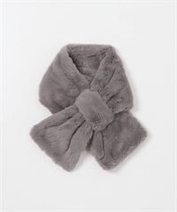 仿皮草短圍巾(灰膚色-one-其他灰色)