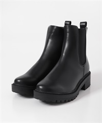 厚底切爾西靴(黑色-36-BLACK)