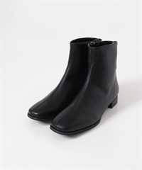 美型內增高短靴(黑色-36-BLACK)