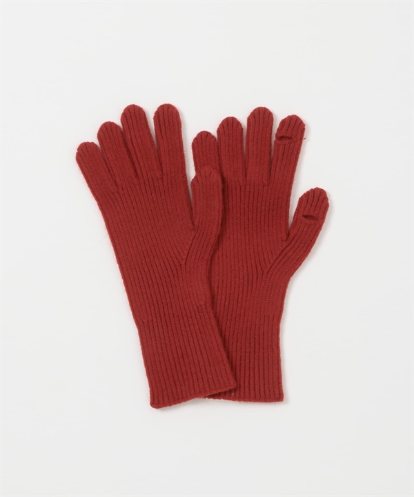 防起毛球羅紋手套(紅色-one-RED)