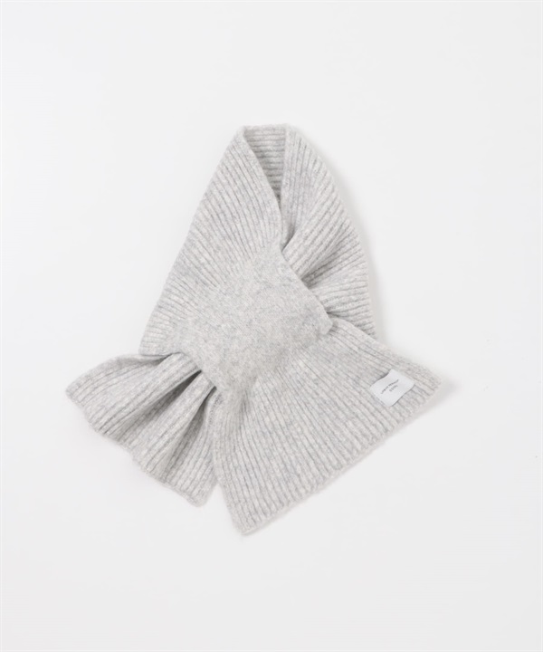 針織短圍巾(灰色-one-GRAY)