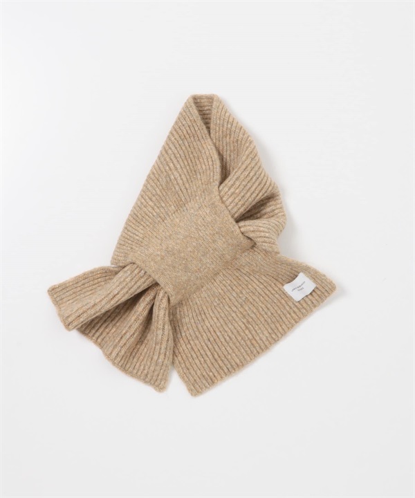 針織短圍巾(膚色-one-BEIGE)