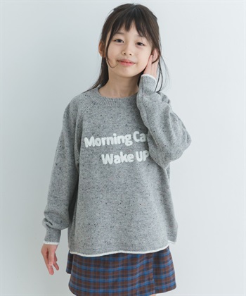 毛巾繡LOGO針織衫(KIDS)