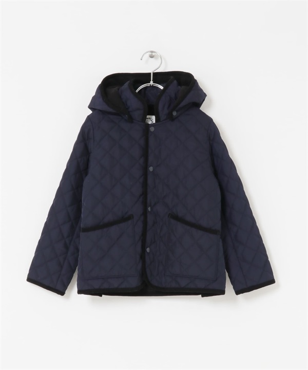 絎縫夾克(KIDS)(藏青色-120-NAVY)
