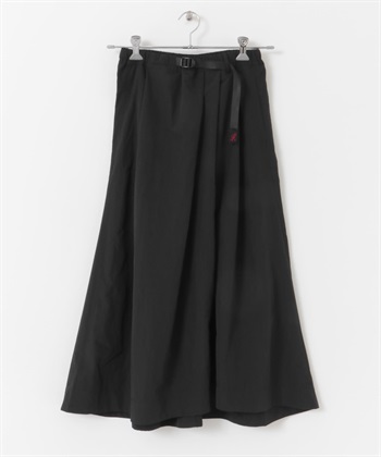 【別注】GRAMICCI / 尼龍長裙(黑色-one-BLACK)