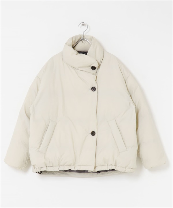 【別注】NANGA / 立領羽絨外套(象牙白-one-IVORY)
