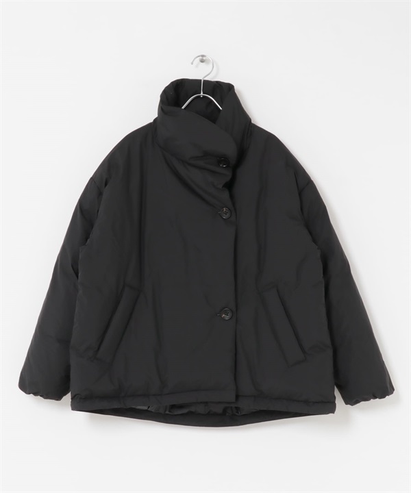 【別注】NANGA / 立領羽絨外套(黑色-one-BLACK)