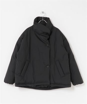 【別注】NANGA / 立領羽絨外套(黑色-one-BLACK)