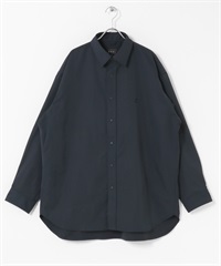 EKAL / SOLOTEX®斜紋標準領襯衫(藏青色-M-NAVY)