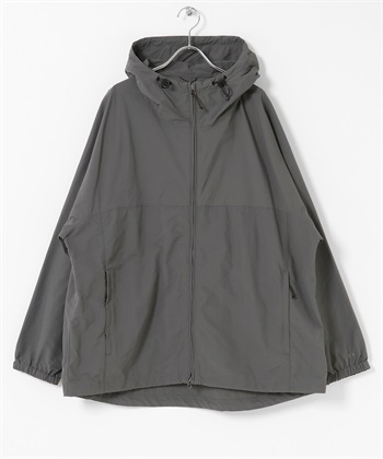EKAL / UR TECH尼龍連帽外套(石墨灰-M-GRAY)