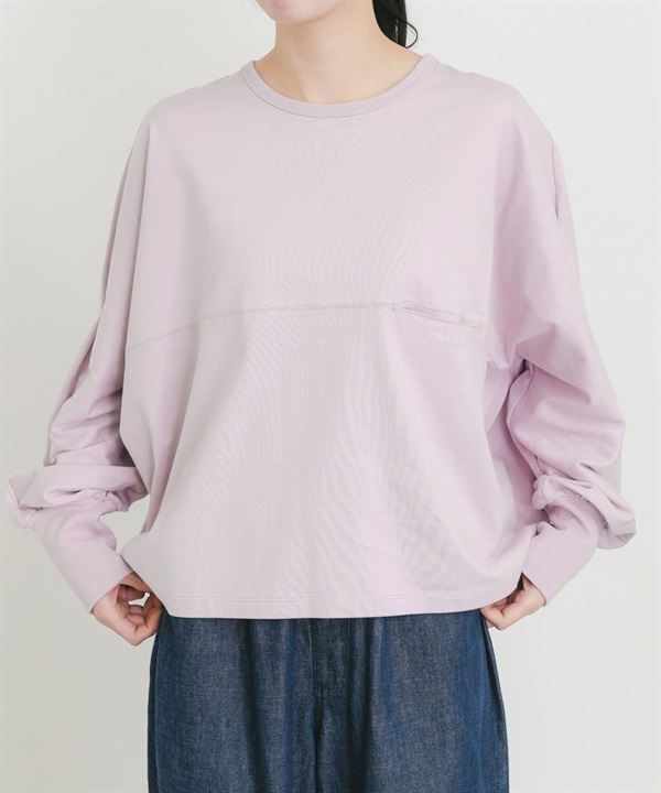 EKAL / 剪接蝙蝠袖上衣