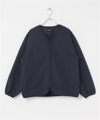 EKAL / UR TECH尼龍拉鍊開襟衫(藏青色-one-NAVY)